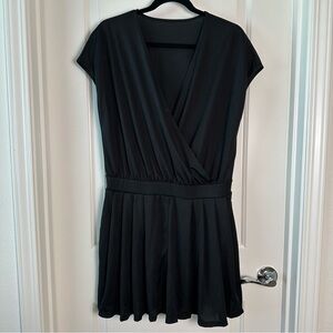 NWT Halara V Neck Short Sleeve Side Pocket Waffle Casual Jumpsuit size L